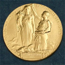 The Nobel Medal for Physics and Chemistry. Registered trademark of the Nobel Foundation. © ® The Nobel Foundation
